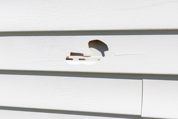 Cost of White Vinyl Siding Repair in Milton